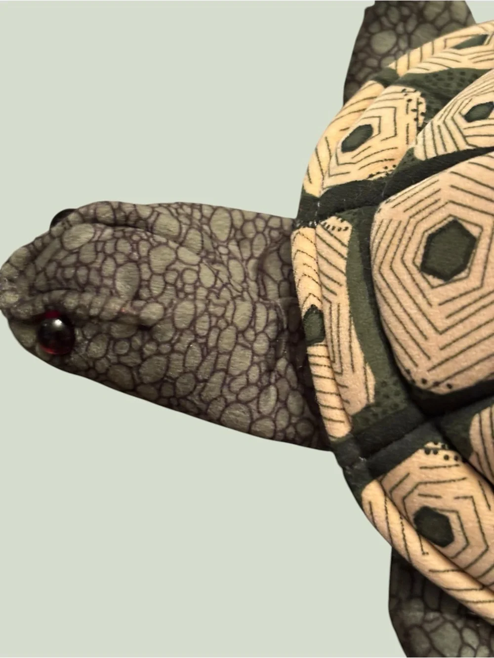 Folkmanis Tortoise Hand Puppet - Black & Cream